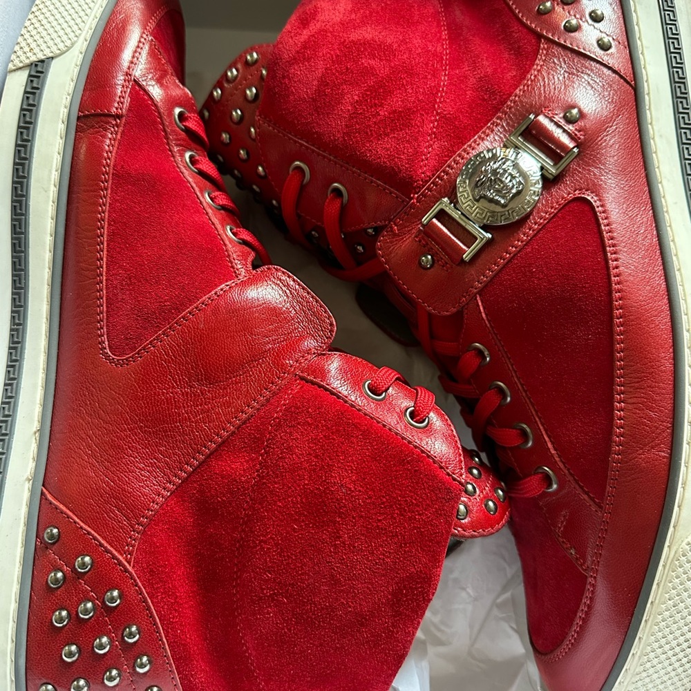 Versace - Men Designer Sneakers, Size 46 - Men’s Size 13